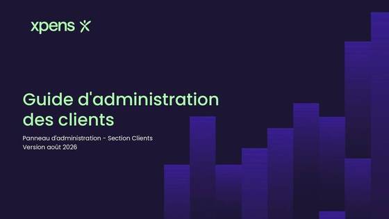 Guide d’administration des clients