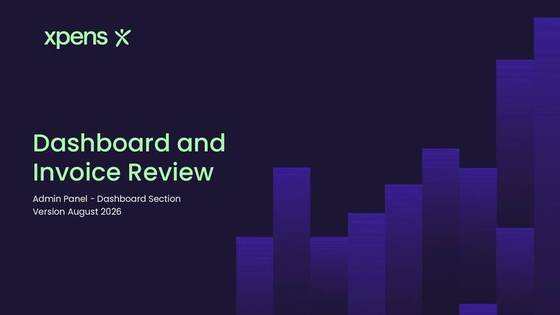 Dashboard and Invoice Review Guide